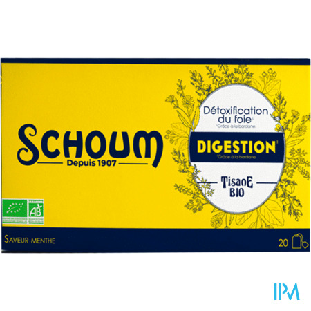 vignette Schoum Digestion Tisane Bio Sachet 20
