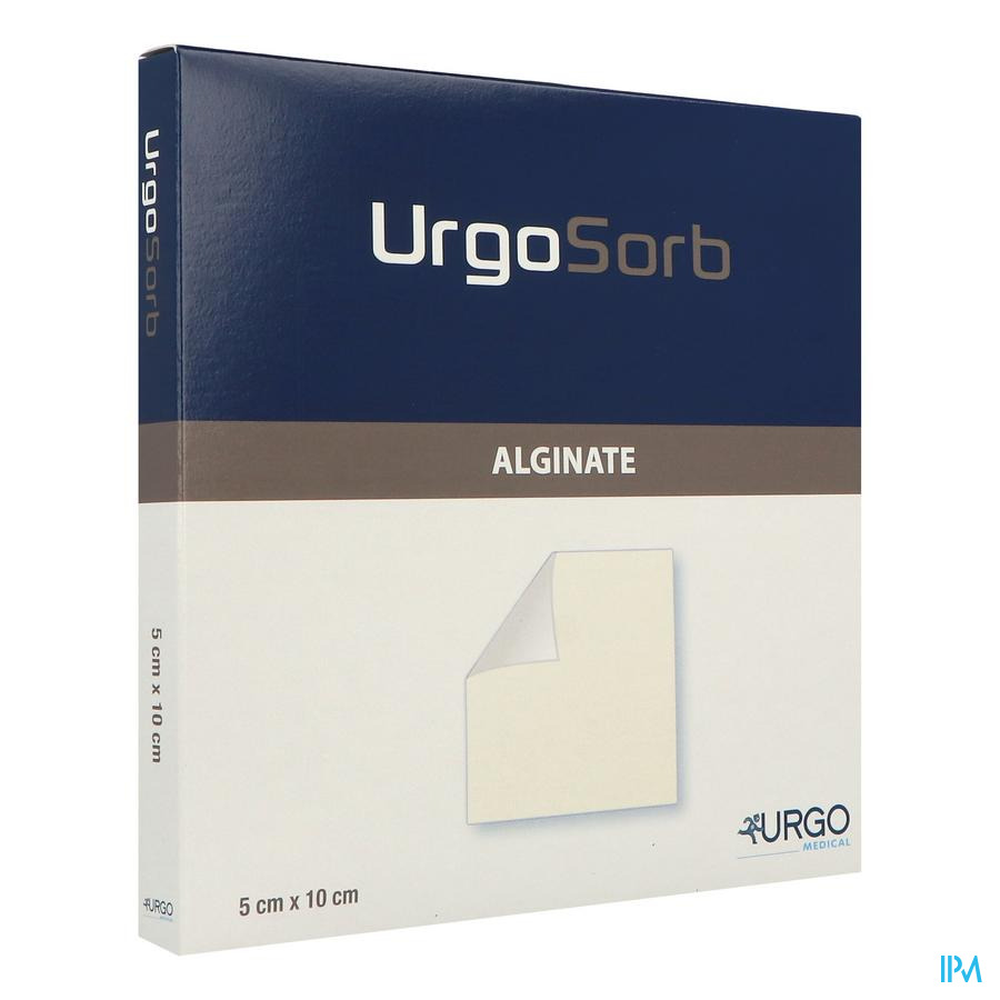 vignette Urgosorb Pansement Alginate Sterile 5cm X 10cm 10