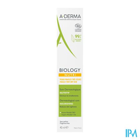 vignette A Derma Biology Nutri Soin Dermatologique Nutritif 40ml