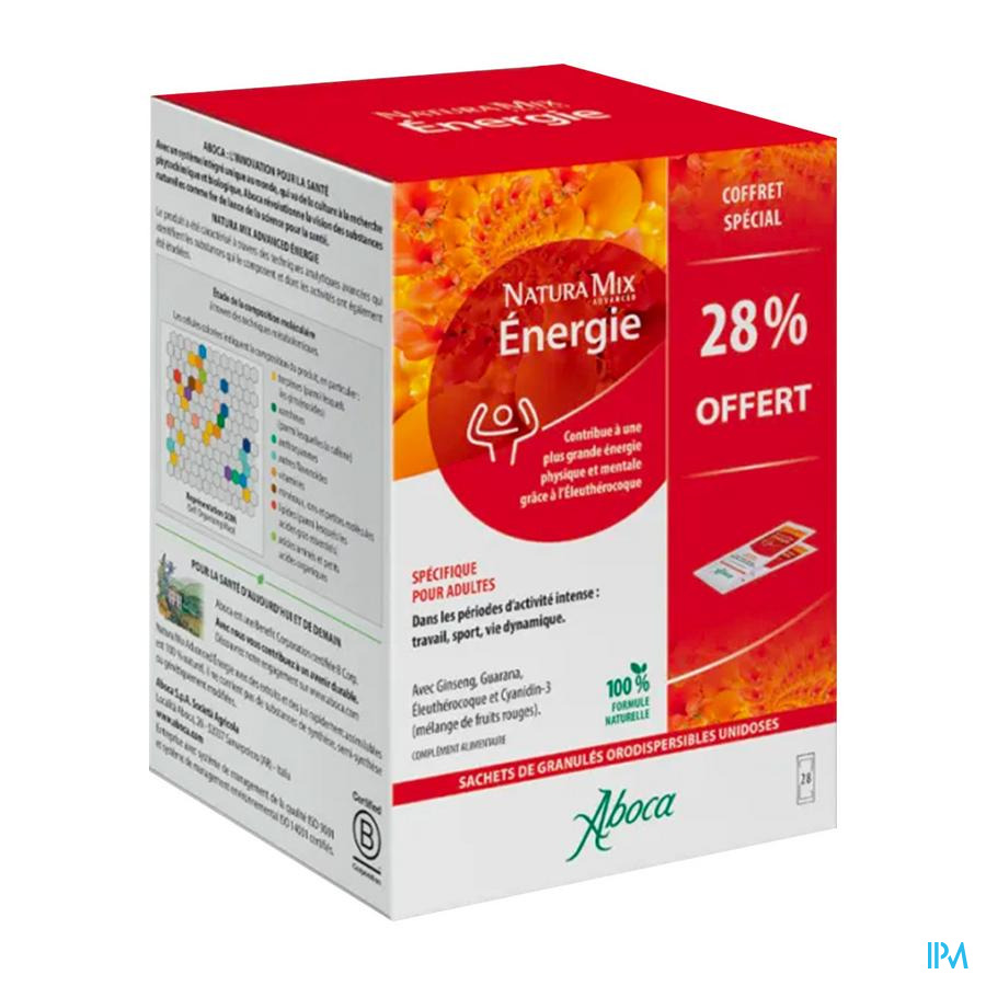 produit Aboca Natura Mix Advanced Energie Sachet Orodispersible 20