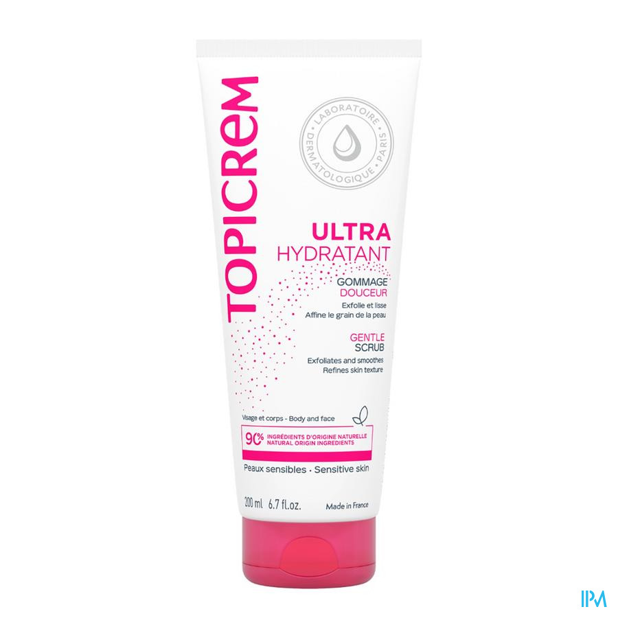 vignette TOPICREM GOMMAGE VIS/CORPS TB200ML