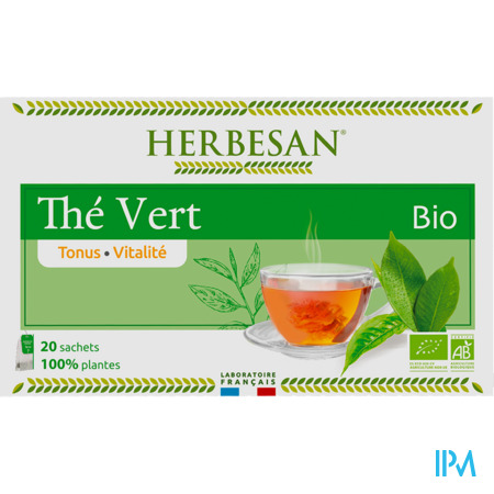 vignette Herbesan Infusion The Vert Bio Sechet 20