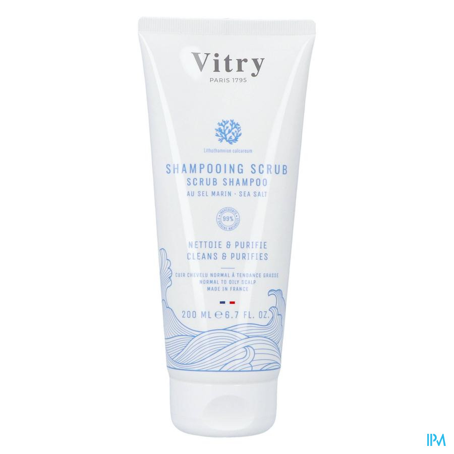vignette Vitry Shampooing Scrub Au Sel Marin 200ml