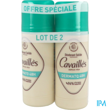 vignette Roge Cavailles Deodorant Dermato 48h Antiodeurs Stick 40ml X2