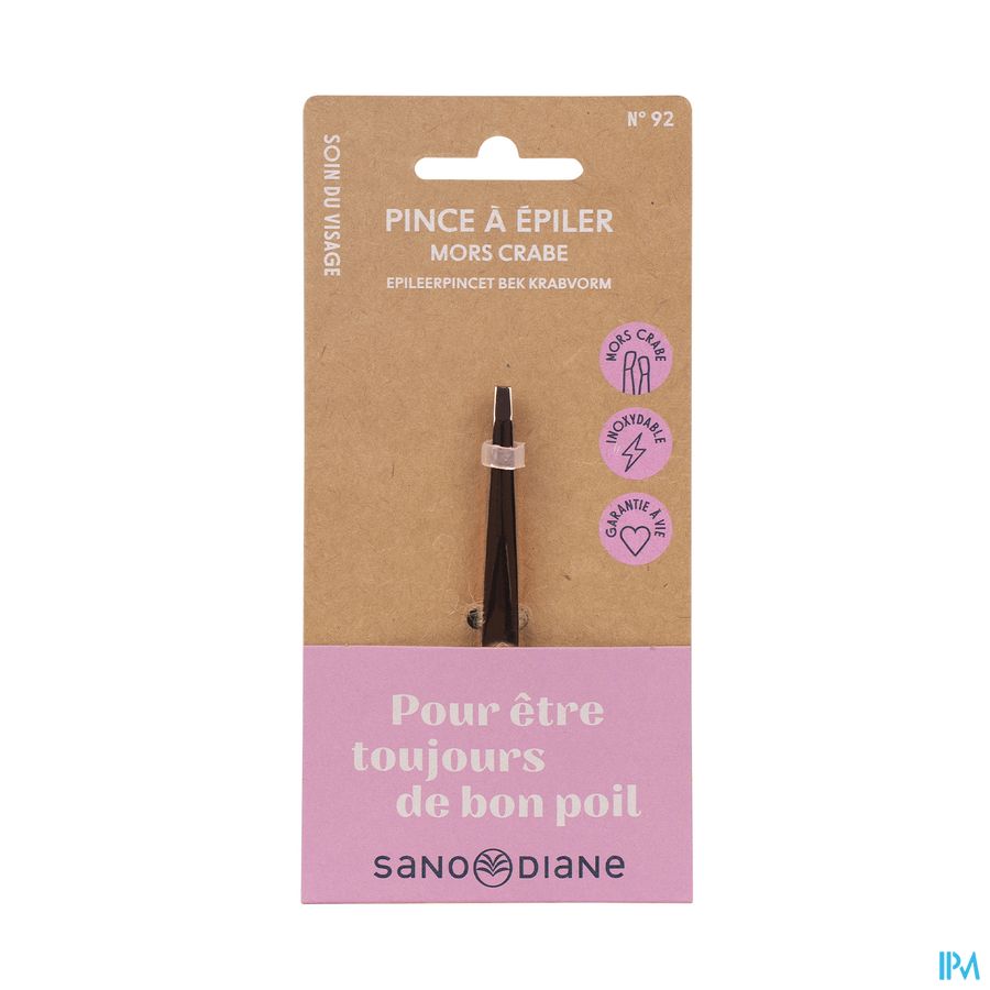 produit SANODIANE 92 PINCE EPILER MORS CRABE ROSE