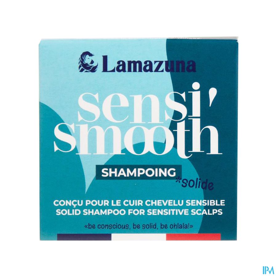 produit Lamazuna Shampooing Solide Cuir Chevelu Sensible A La Poudre De Pivoine 70g