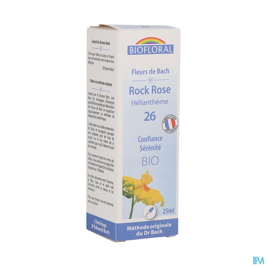 produit Biofloral Fleurs De Bach 26 Heliantheme Bio 25ml
