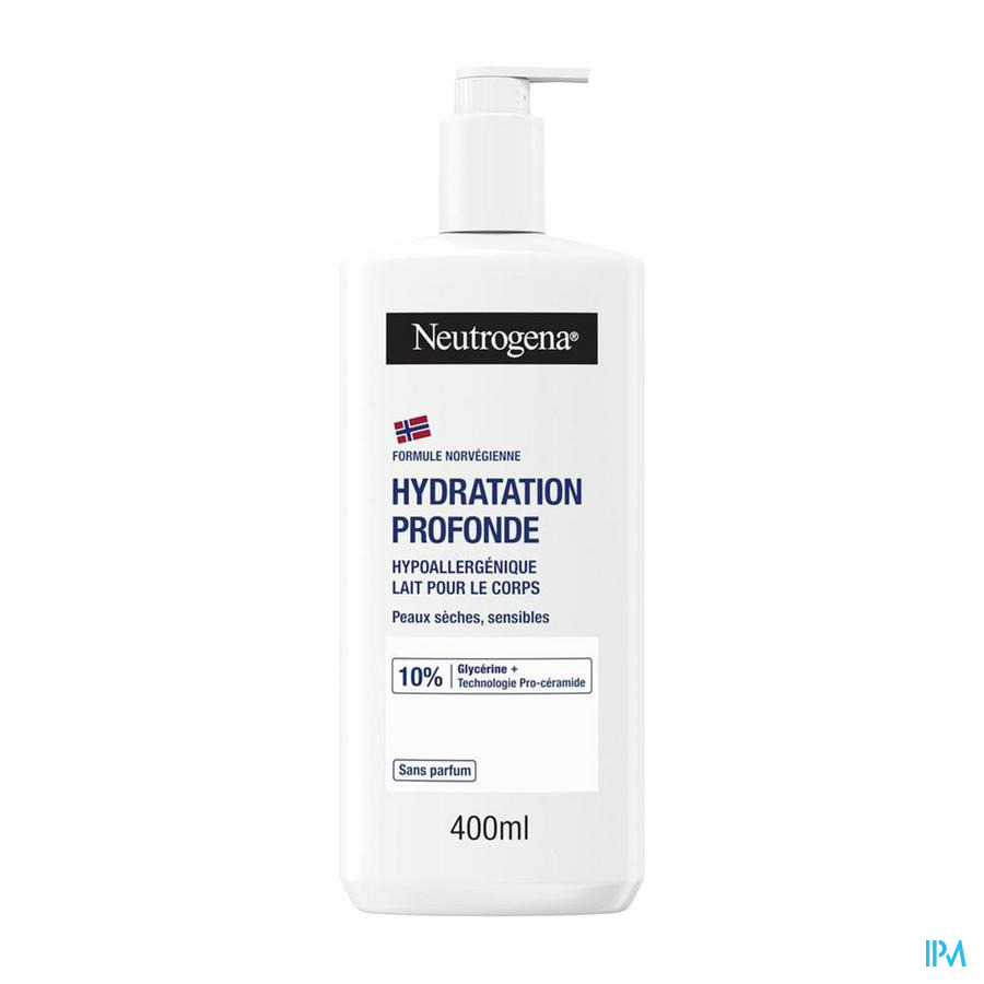 vignette NEUTROGENA HYDRAT PROF HYPOA LAIT 400ML