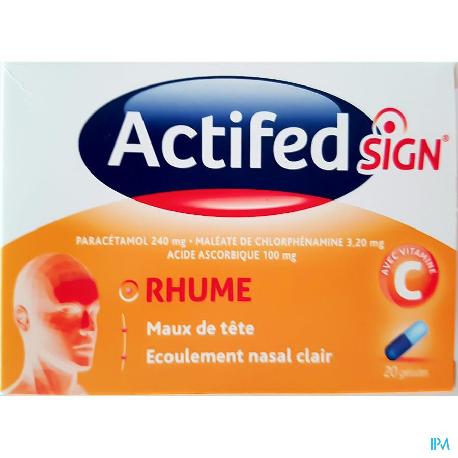produit Actifedsign Gelule 20