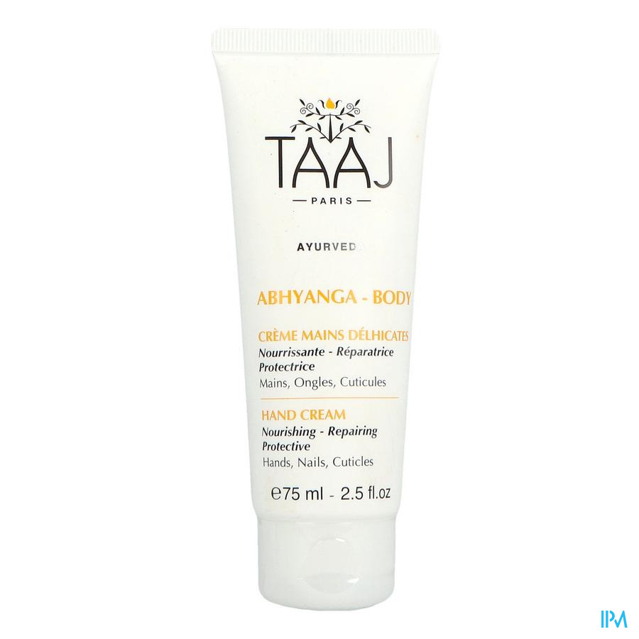 vignette Taaj Abhyanga Creme Mains Delhicates 75ml