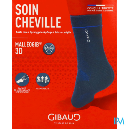 vignette Gibaud Malleogib 3d Chevillere Ligamentaire Bleue T5