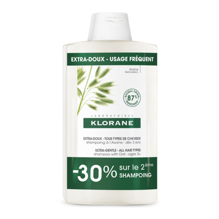 vignette KLORANE SHP AVOIN 2X400ML