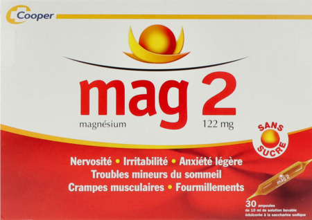 vignette MAG 2 122MG/10ML AMP BUV S/S 30