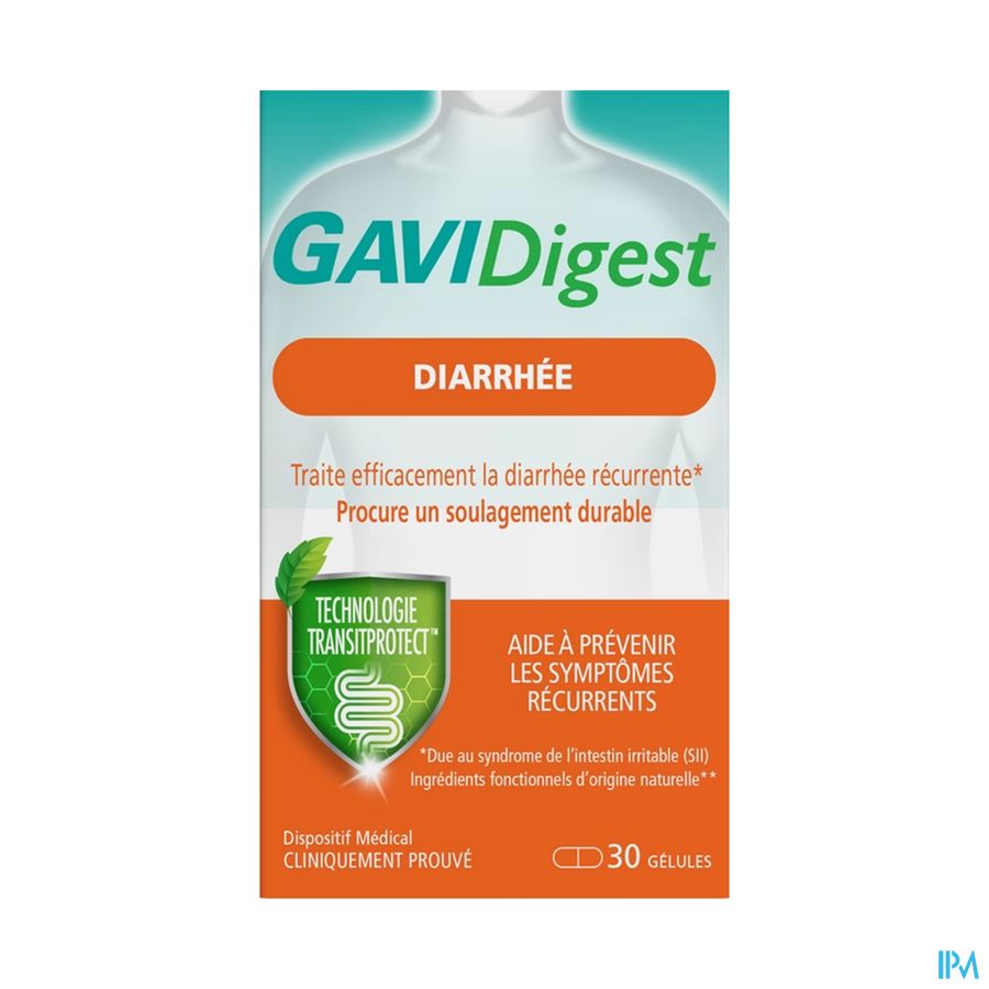 produit GAVIDIGEST DIARRHEE CPR30