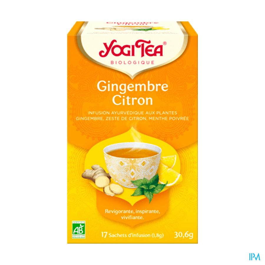 vignette Yogi Tea Gingembre Citron Bio Infusette 2g 17