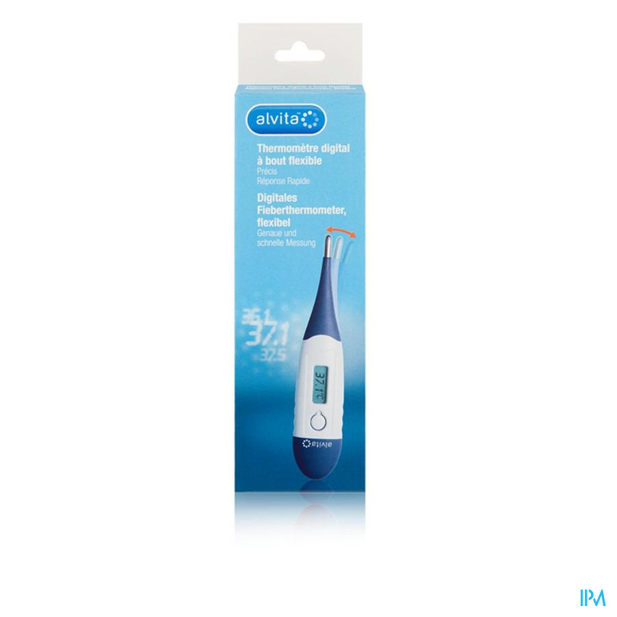 vignette Alvita Thermometre Digital Embout Flexible