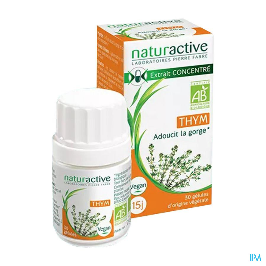 produit NATURACTIVE THYM BIO GELU30