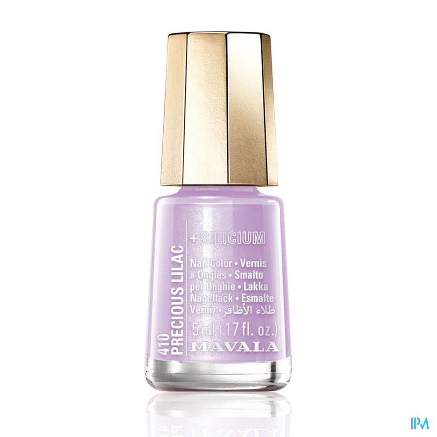 vignette Mavala Vernis A Ongles Mini Color's + Silicium Precious Lilac 410 5ml
