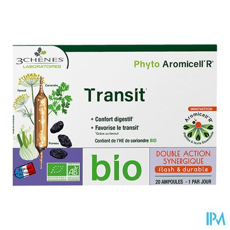 vignette 3chenes Phyto Aromicell'r Bio Ampoule Transit 10ml 20