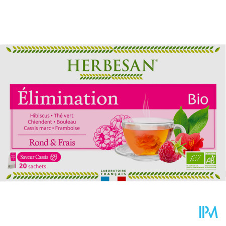 vignette Herbesan Infusion Elimination Bio Sechet 20