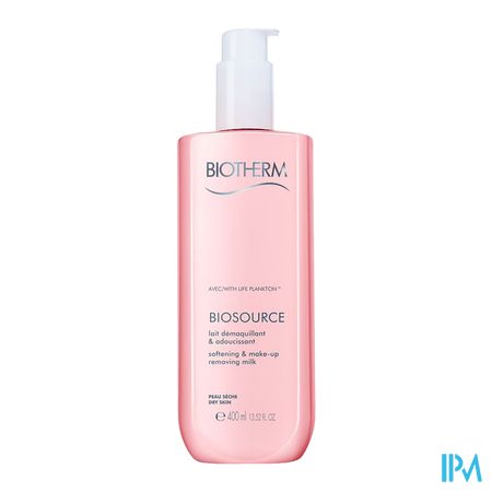 vignette Biotherm Biosource Lait Demaquillant Peaux Seches 400ml