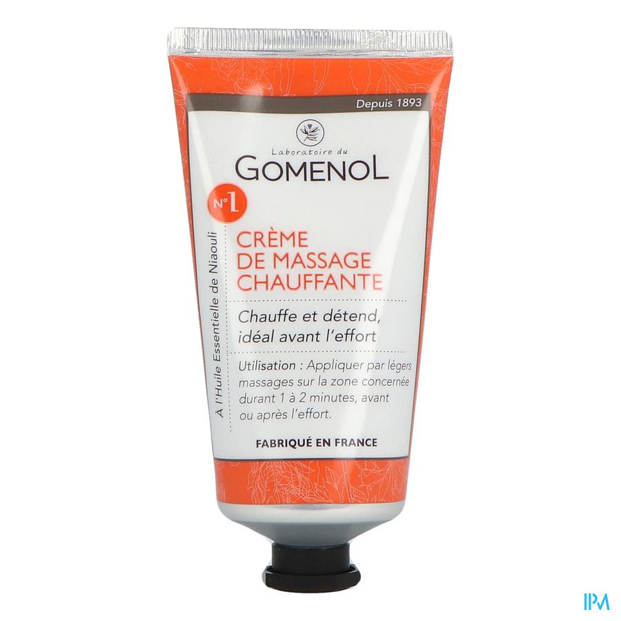 produit Gomenol Creme De Massage Chauffante 75ml