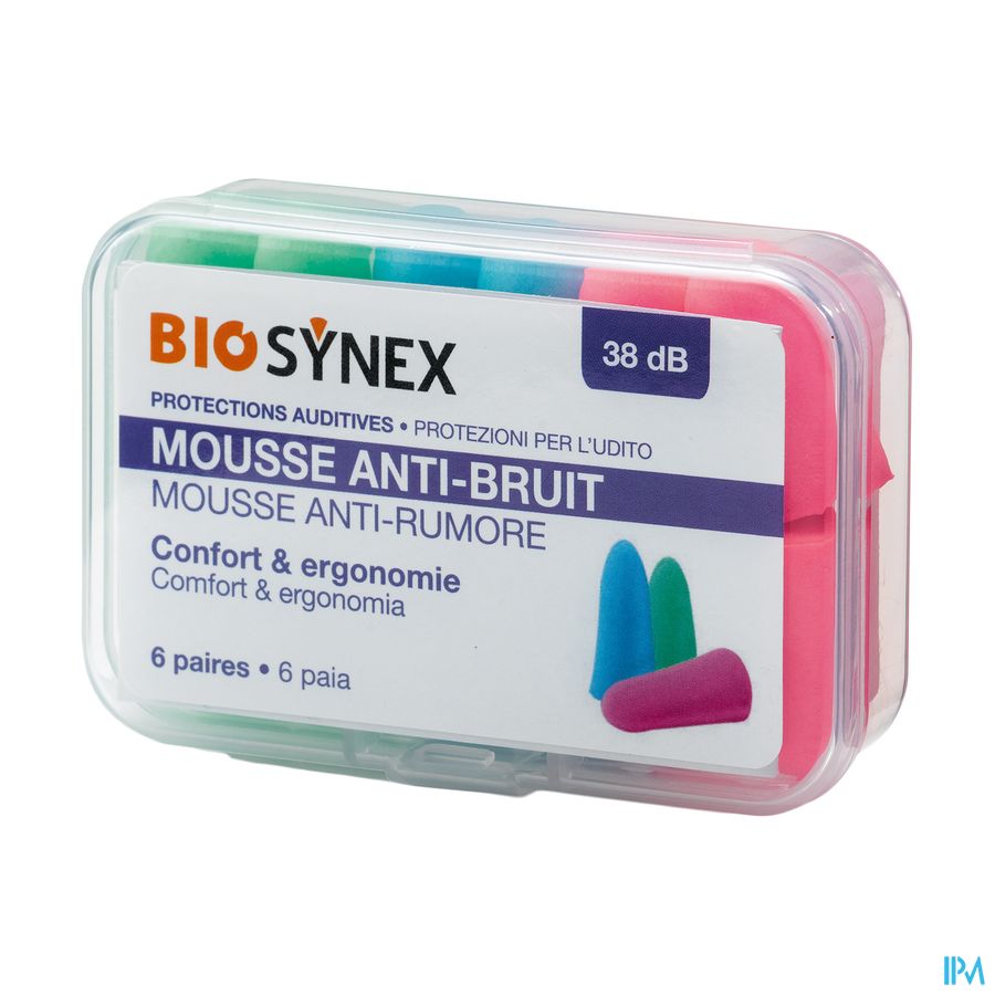 produit BIOSYNEX PROTECT AUDITIVES MOUSSE X6