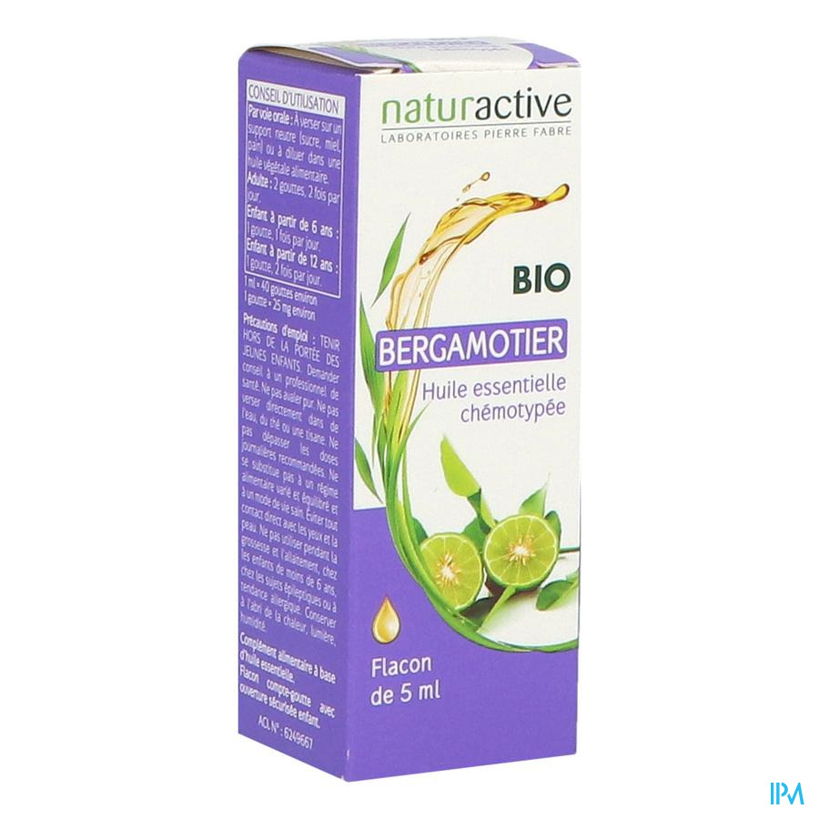 vignette Naturactive Huile Essentielle Bio Bergamotier 5ml