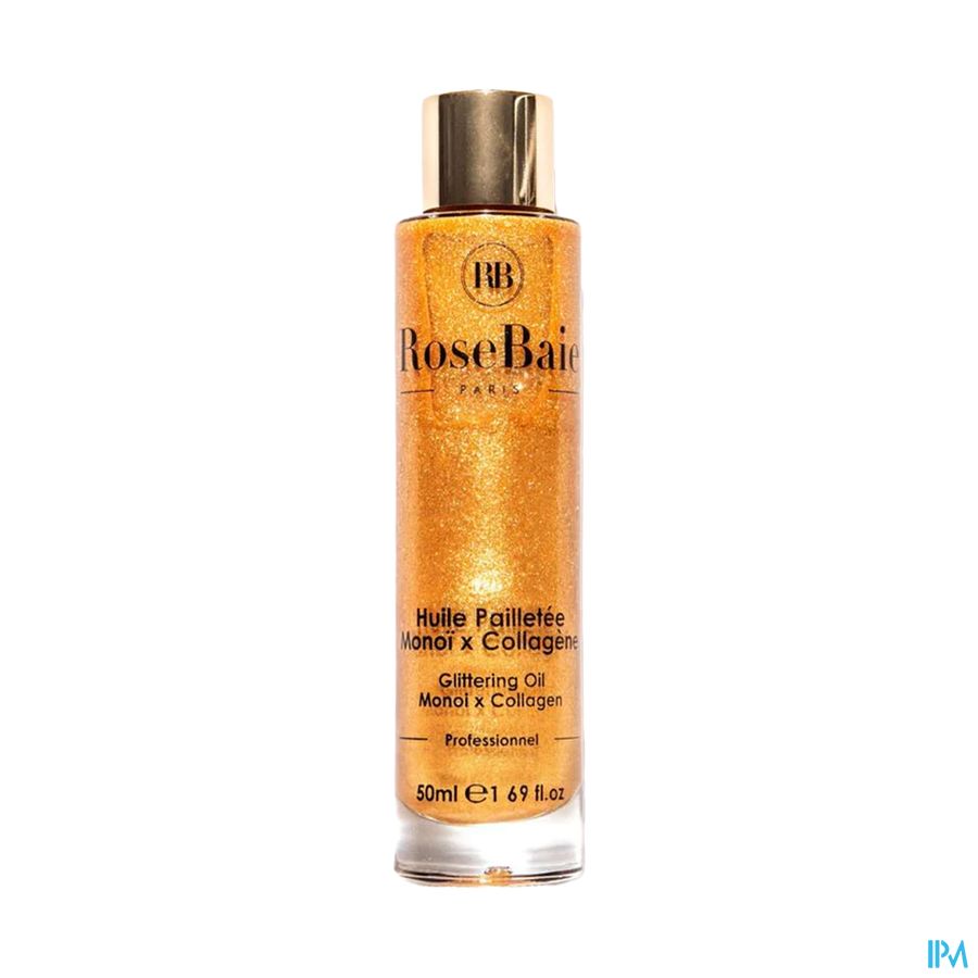 vignette Rosebaie Paris Huile Pailletee Monoi X Collagene 50ml