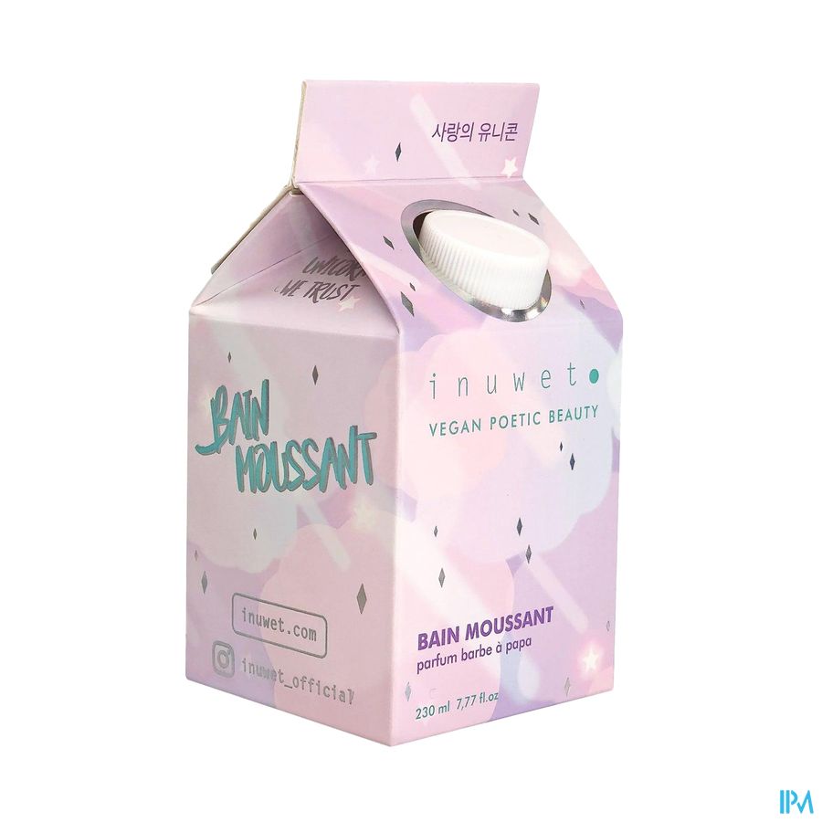 produit INUWET BAIN MOUSS BARBE PAPA MILK BA230ML