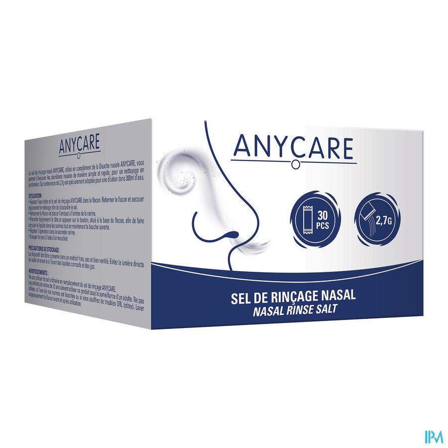 produit ANYCARE SEL DE RINCAGE 30X2,7G