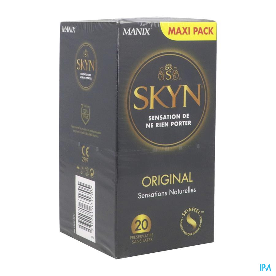 produit MANIX PRESERV SKYN ORIGINAL 20