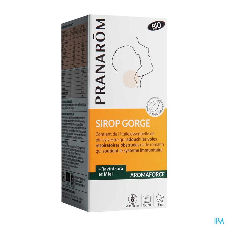 produit PRANAROM AROMAFORCE SIR RESP MI/RA150ML