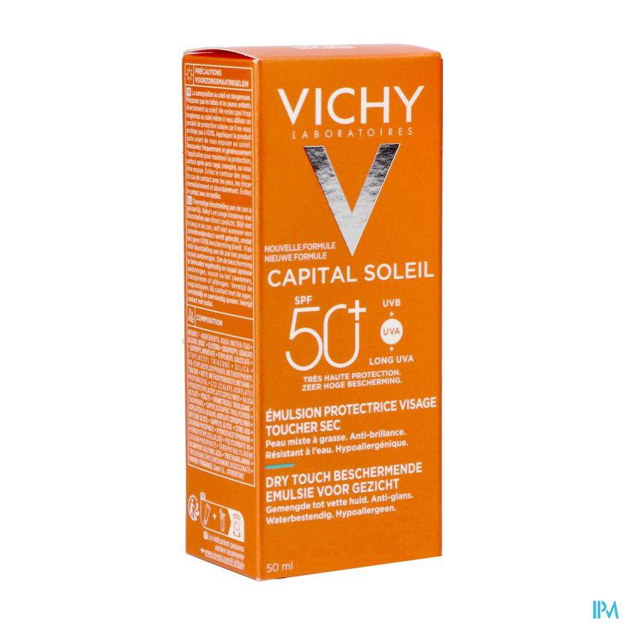 produit VICHY SOL EMUL TOUCH SEC IP50 50ML