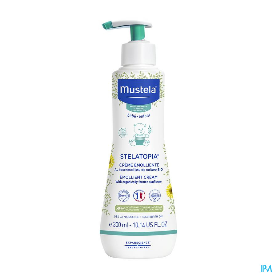 vignette Mustela Famille Stelatopia Creme Emolliente 300ml