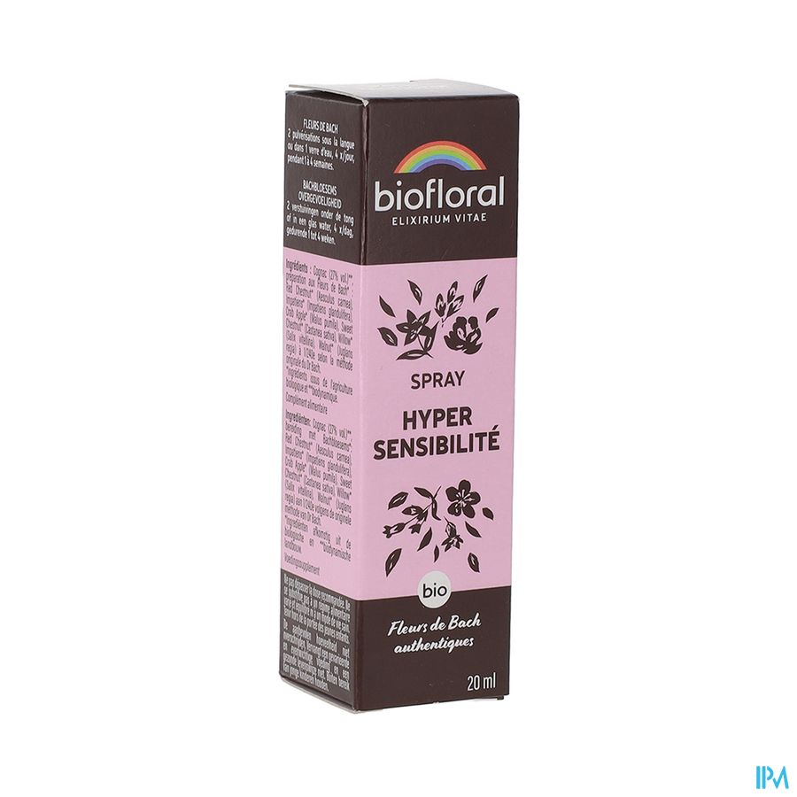produit BIOFLORAL HYPERSENSIBILITE SPRAY BIO 20ML