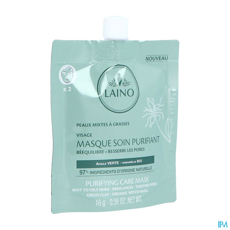 vignette Laino Masque Soin Purifiant 16g