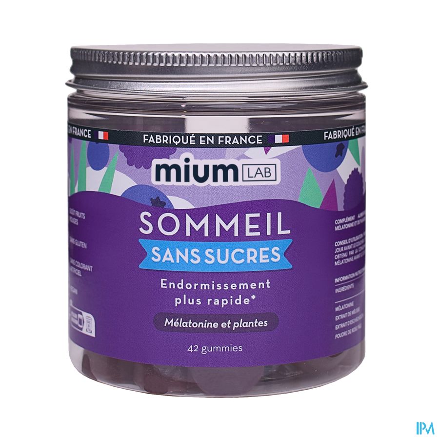 produit MIUM LAB GUMMIES SOMMEIL S/SUCRE 42