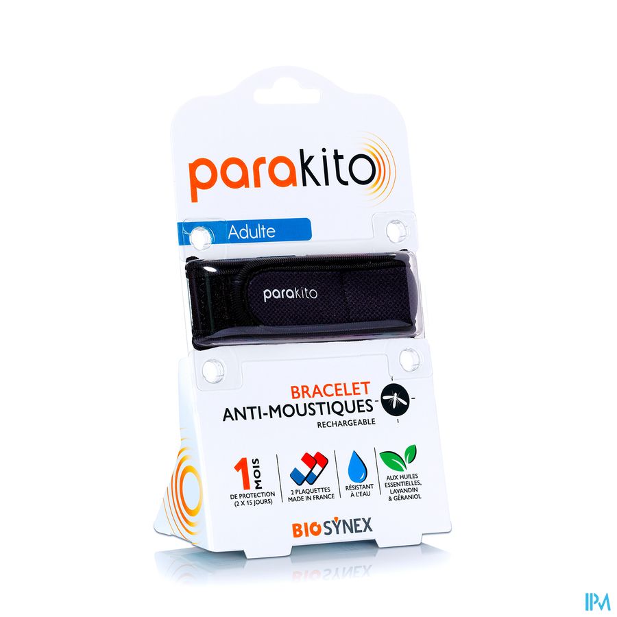 vignette PARAKITO BRACEL A-MOUSTIQ RECH AD NOIR