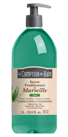 produit Le Comptoir Du Bain Savon De Marseille Aloe Vera 1l