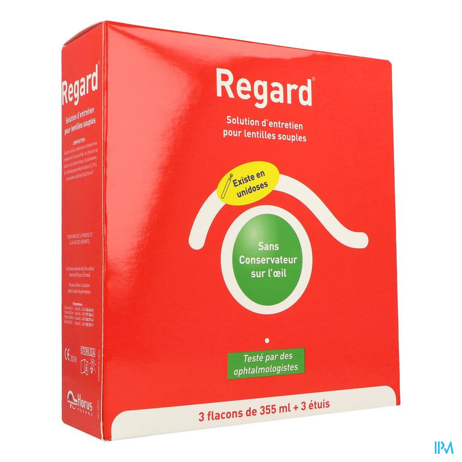 vignette Regard Solution Multifonctions 355ml X3 + 3 Etui