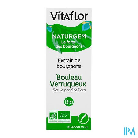 vignette Vitaflor Naturgem Extrait Bourgeon Bio Bouleau 15ml