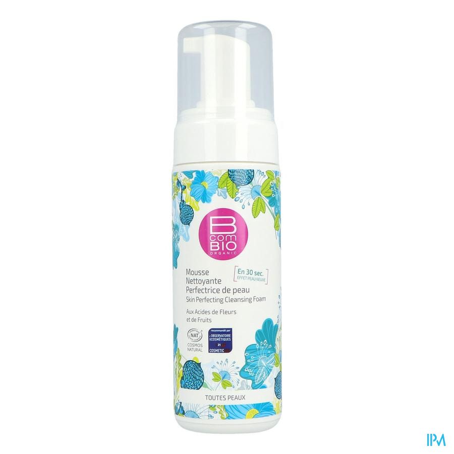 vignette Bcombio Mousse Nettoyante Fraicheur Flacon 150ml