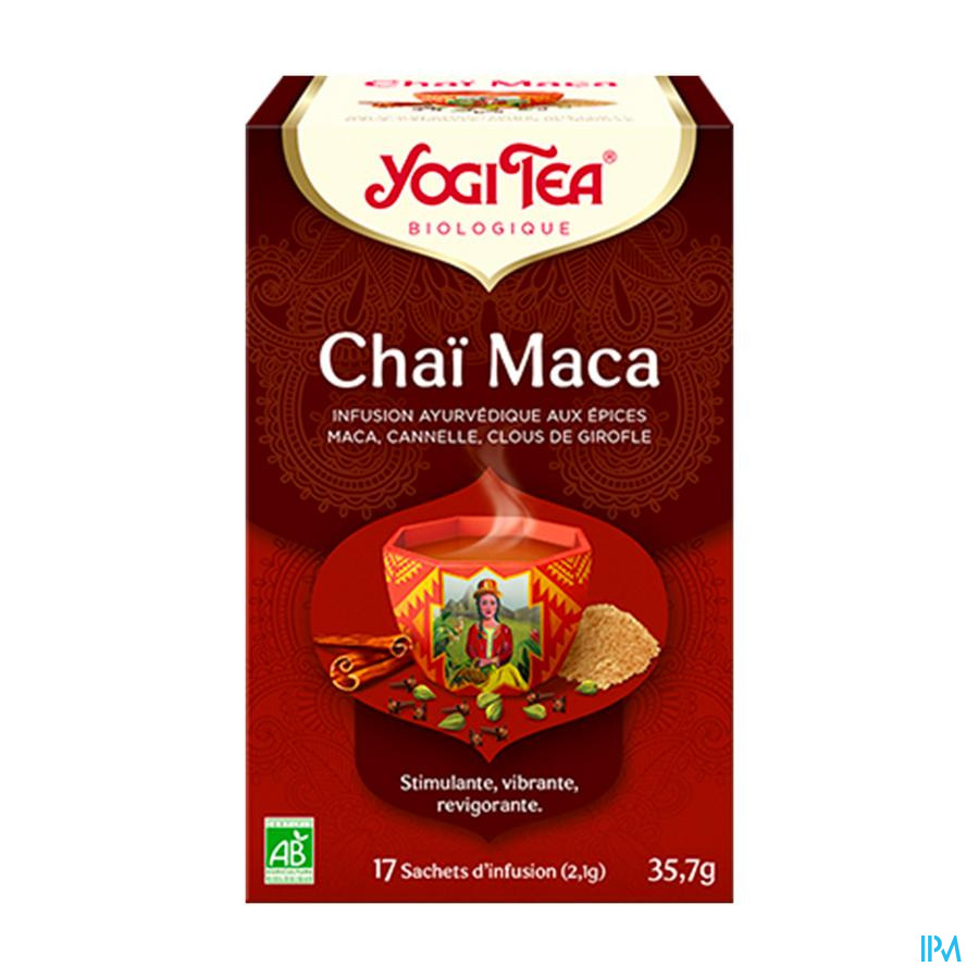 vignette Yogi Tea Maca Chai Bio Infusette 2g 17