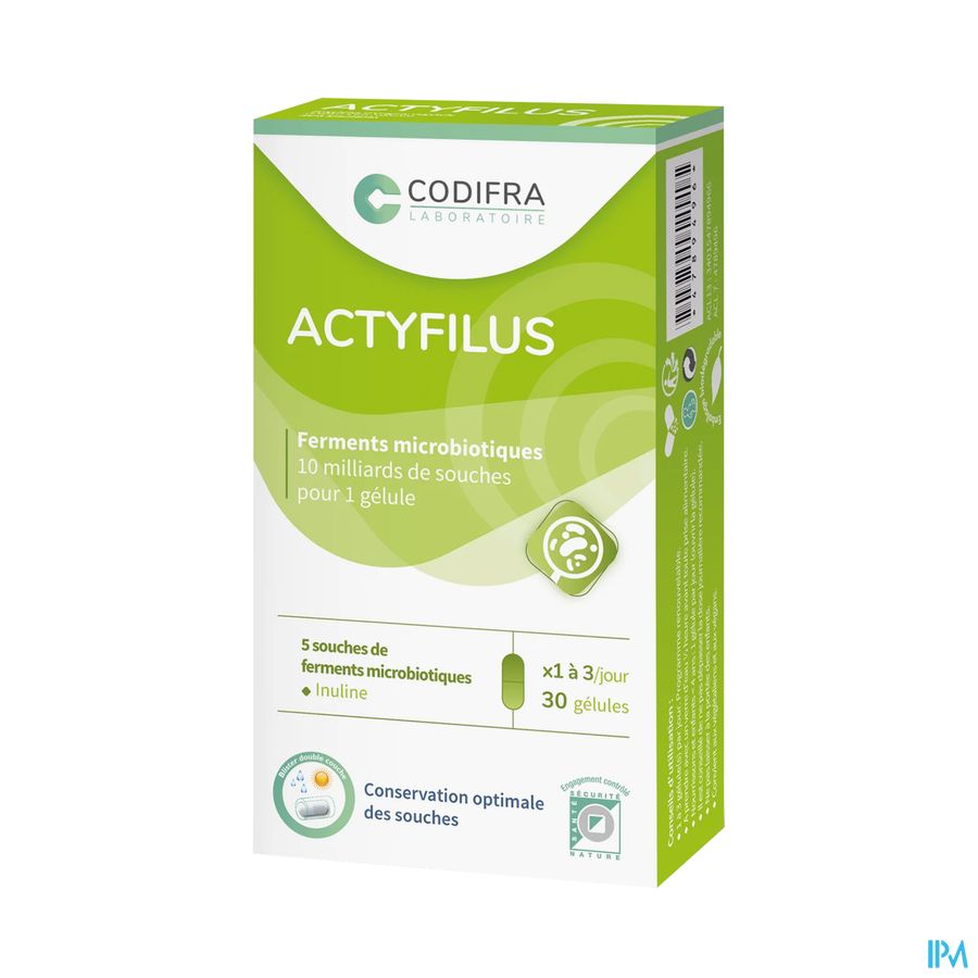 produit ACTYFILUS GELU FLORE INTEST 30