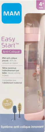 vignette Mam Biberon Easy Start Anticolique Nature Blush Debit 3 320ml