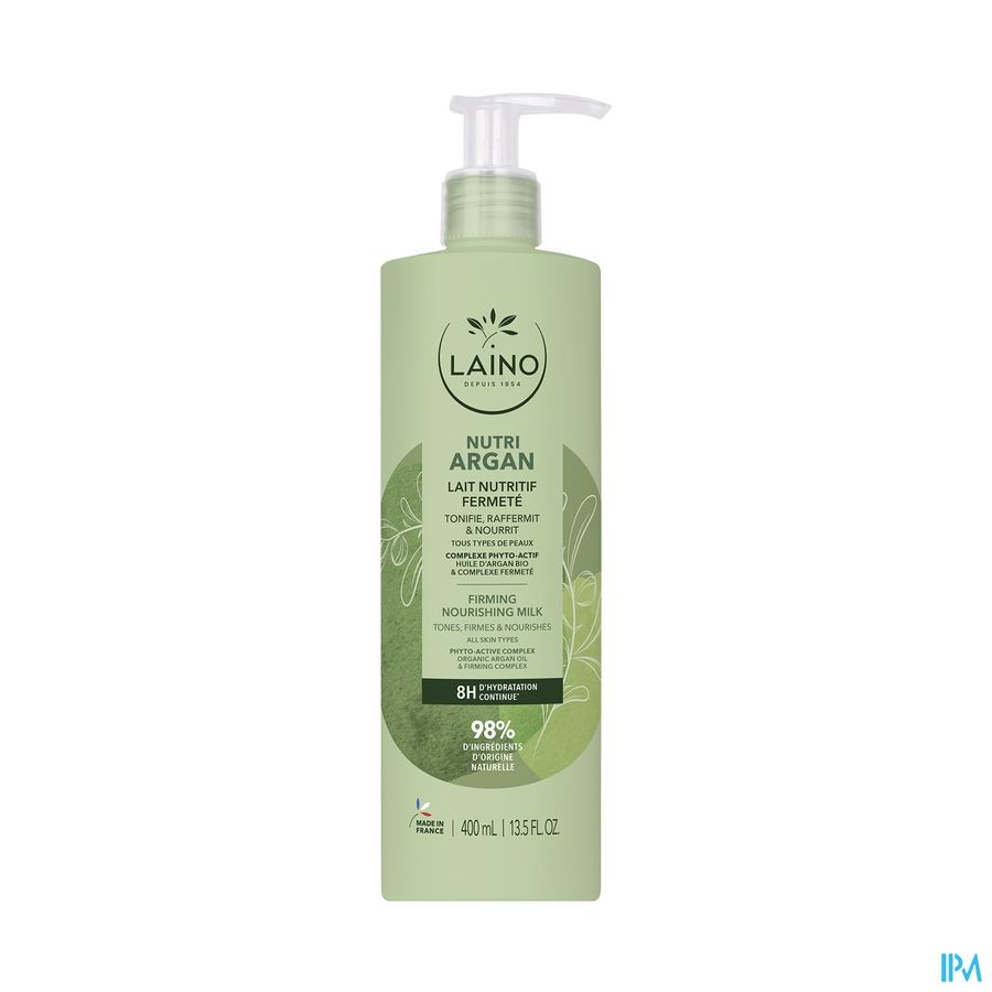produit LAINO LAIT NUTRI FERMETE ARGAN FLC400ML