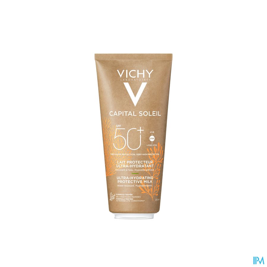 produit VICHY SOL LAIT SOLAIRE IP50 200ML