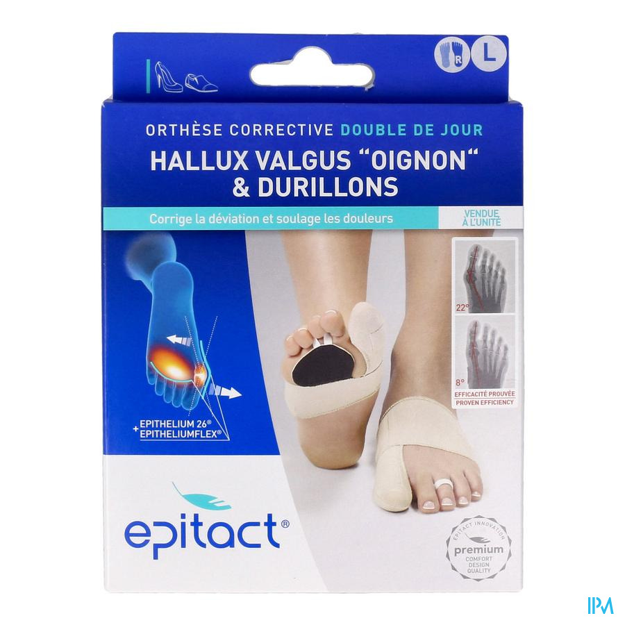 vignette Epitact Orthese Corrective Double Droit Jour l