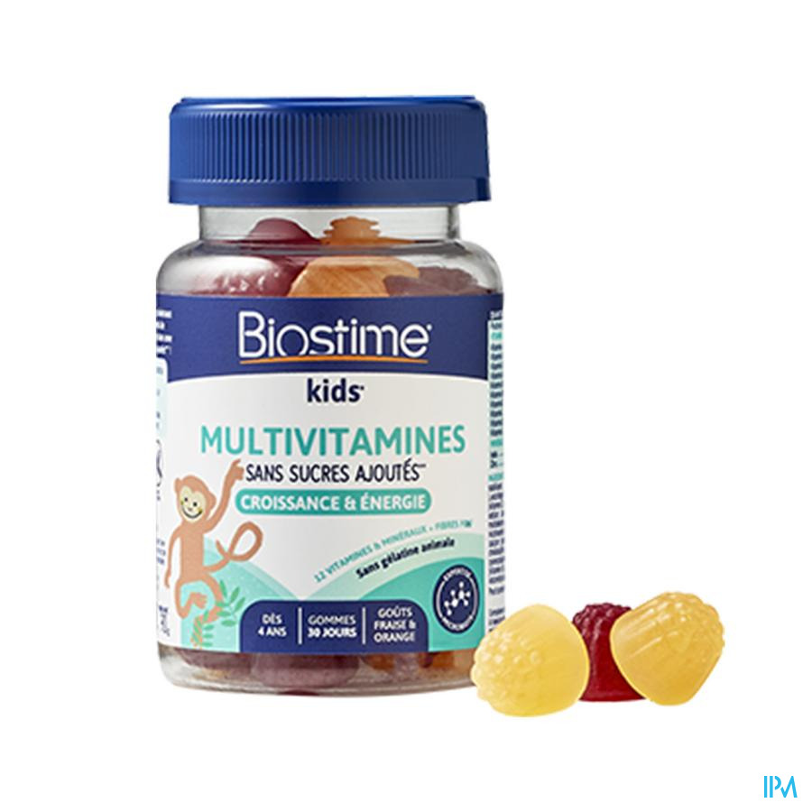 vignette BIOSTIME KIDS MULTIVITAMINES 30 GOMMES